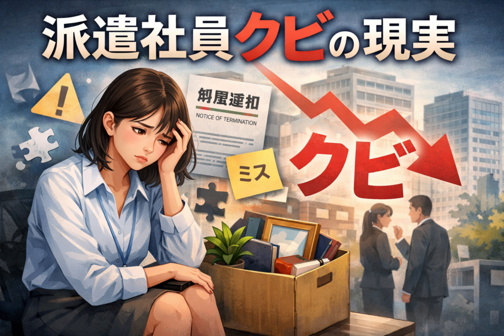 【完全版】派遣社員のクビが突然起きる理由と次の仕事準備完全ガイド