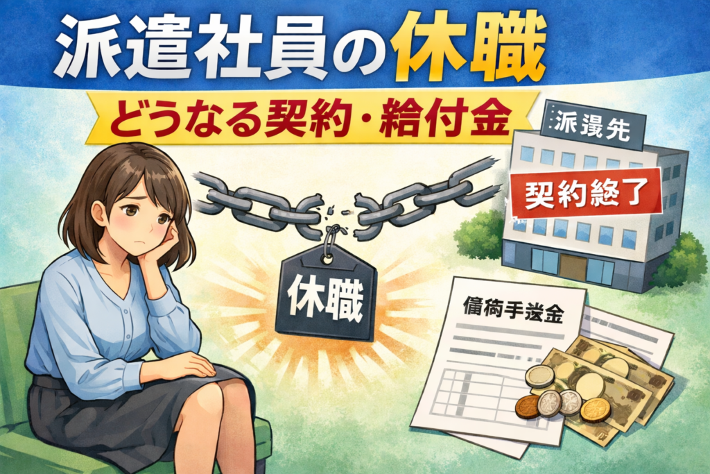 【2026年最新版】派遣社員の休職で損しないための手順と連絡ルール
